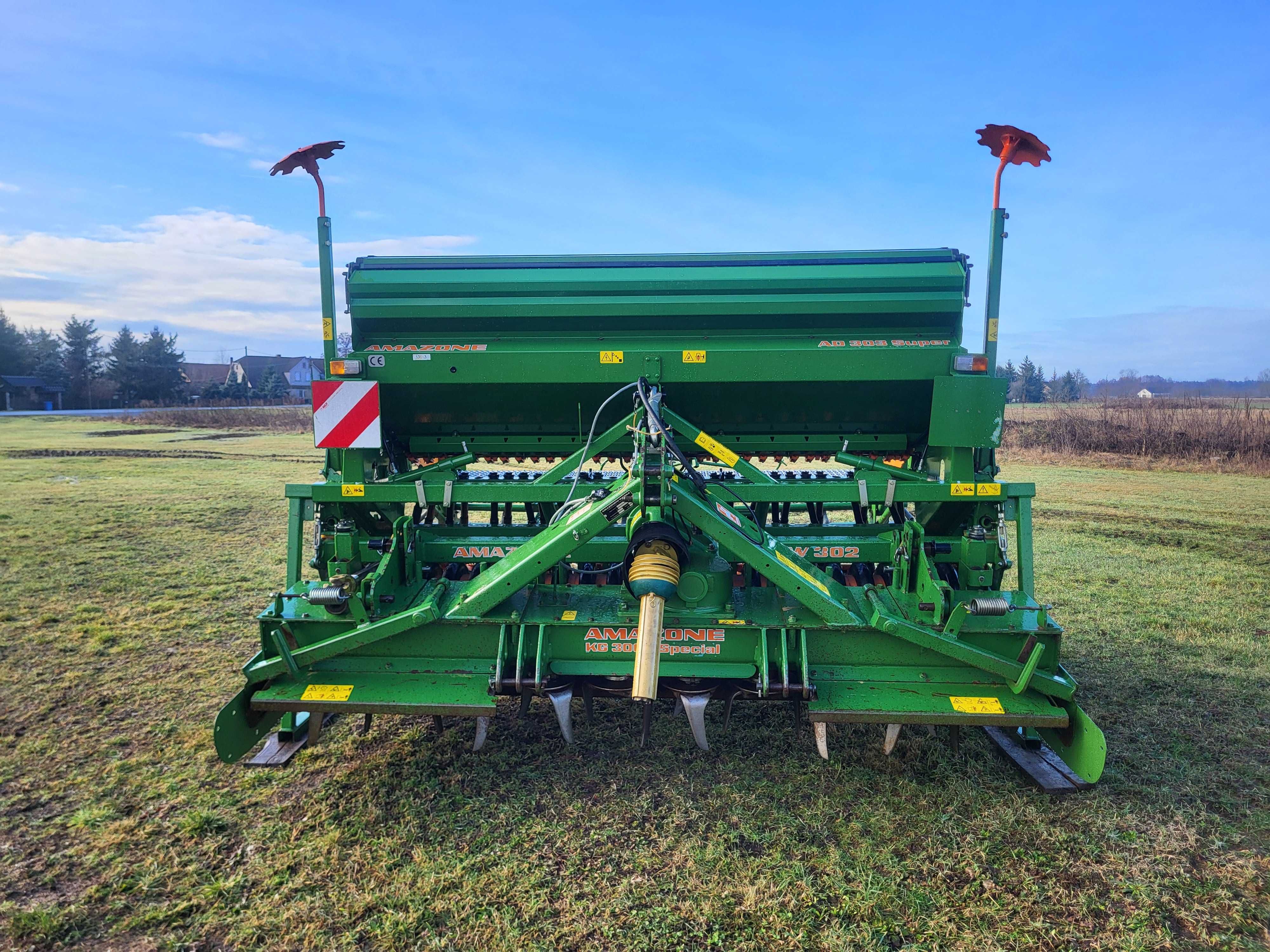 Zestaw Agregat Amazone Ad 303 Kg 3000 Kx Ke Siewnik Oryginal - p 870Ha