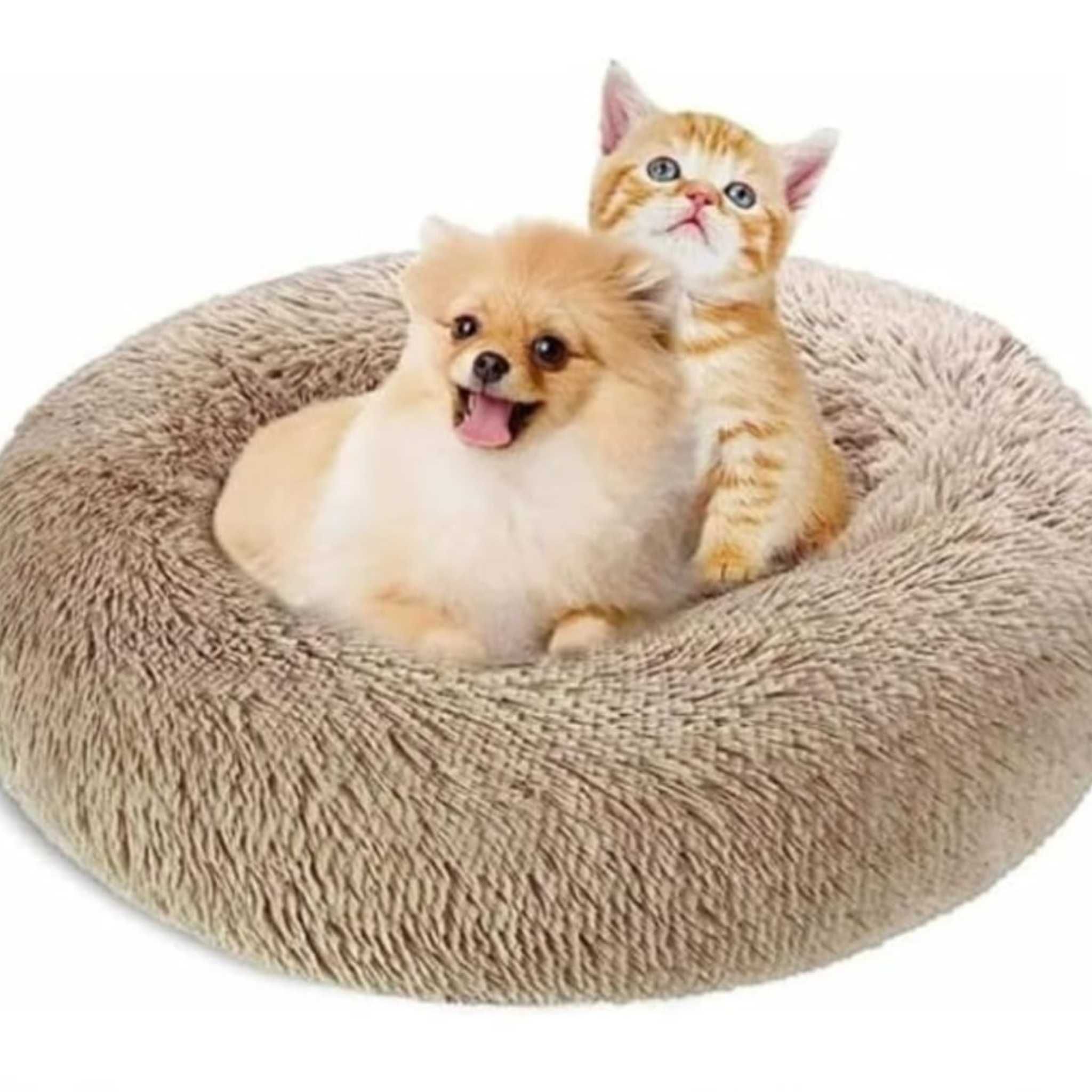 Cama para cão e gato com pêlo relax