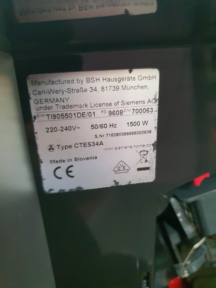 Solidny ekspres Siemens EQ.9 S500 Inox 19 bar! Gwarancja!