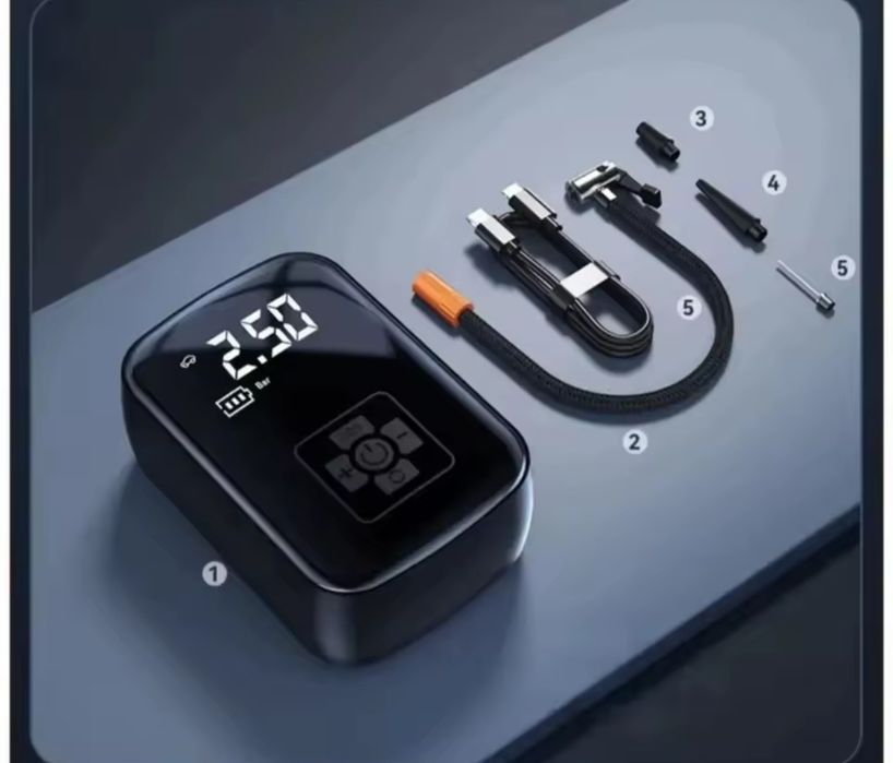 Kompresor przenośny akumulatorowy mocny 10 bar