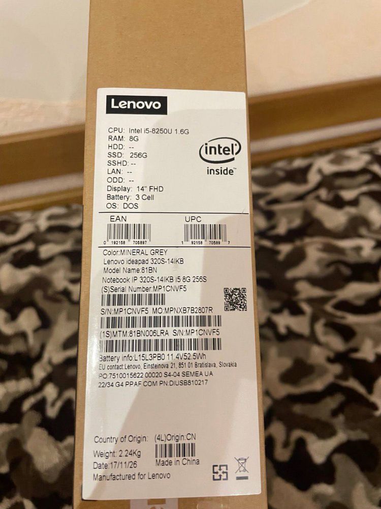 Ноутбук Lenovo 14"