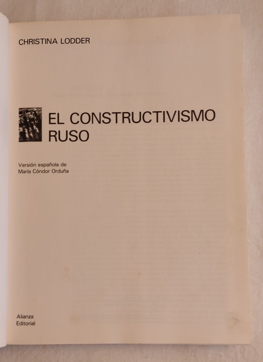 El constructivismo ruso, Christina Lodder