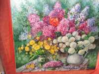 Майские цветы-картина маслом, 50х60