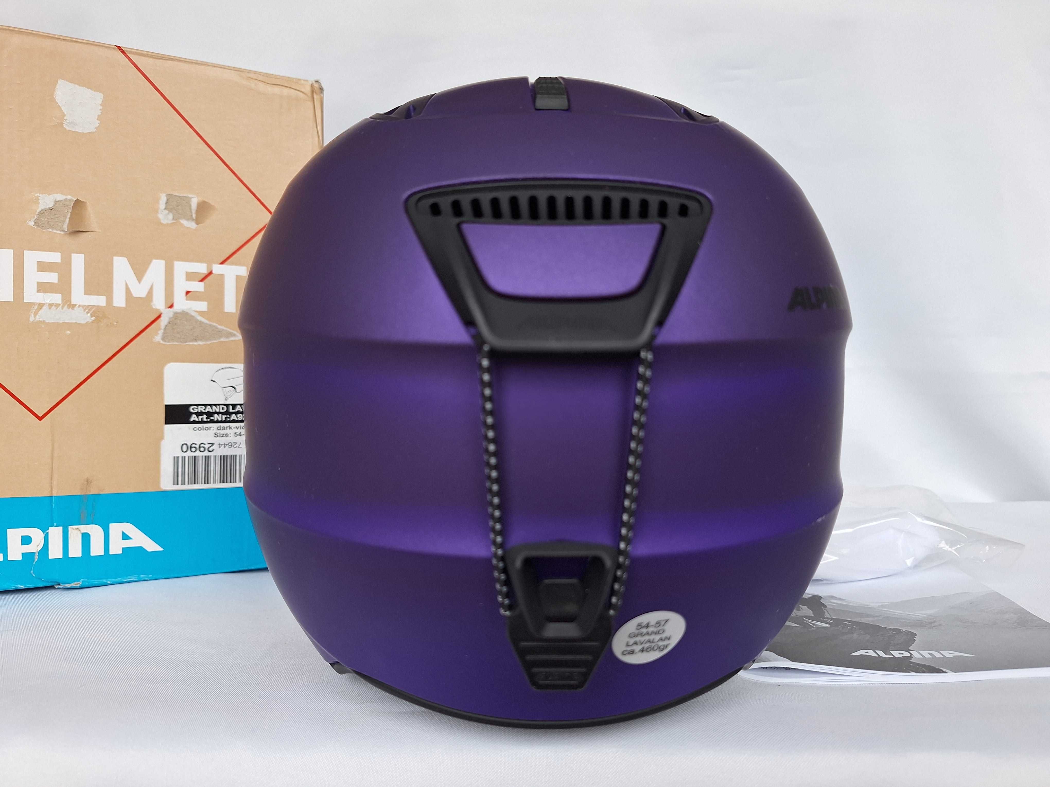 Kask narciarski Alpina Grand Lavalan All Mountain Violet M 54-57cm