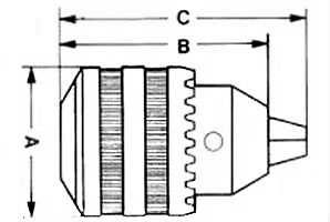 Uchwyt wiertarski precyzyjny 0,3-4mm + trzpień MK2