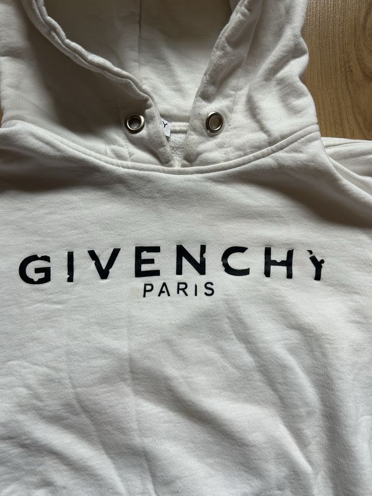 Givenchy Paris hoodie bluza biała