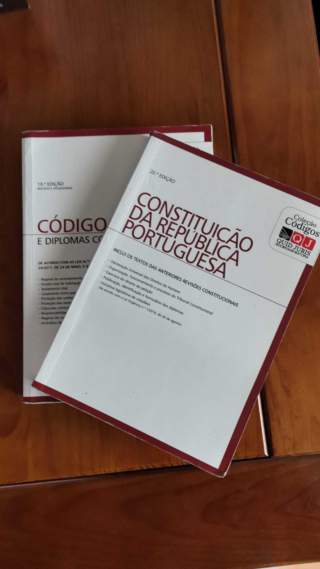 Constituição da República Portuguesa e Código Civil