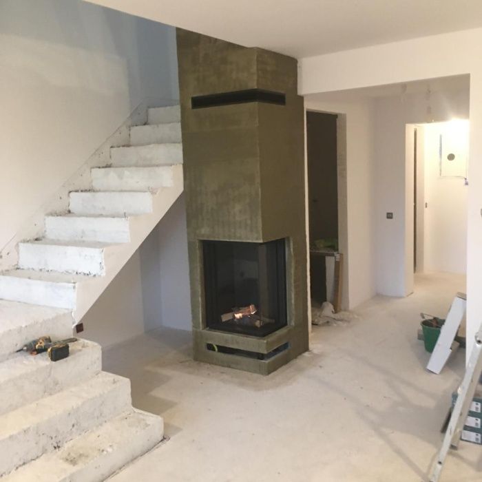 nowoczesny KOMINEK GAZOWY narożny LEO montaż 10 lat gwarancji kratki