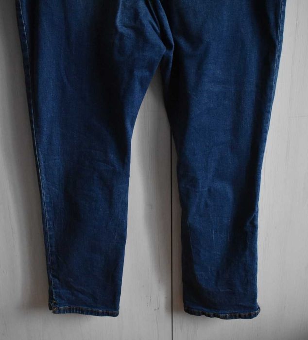Spodnie ciążowe 52 6XL dżinsowe proste jeansowe wygodne elastyczne