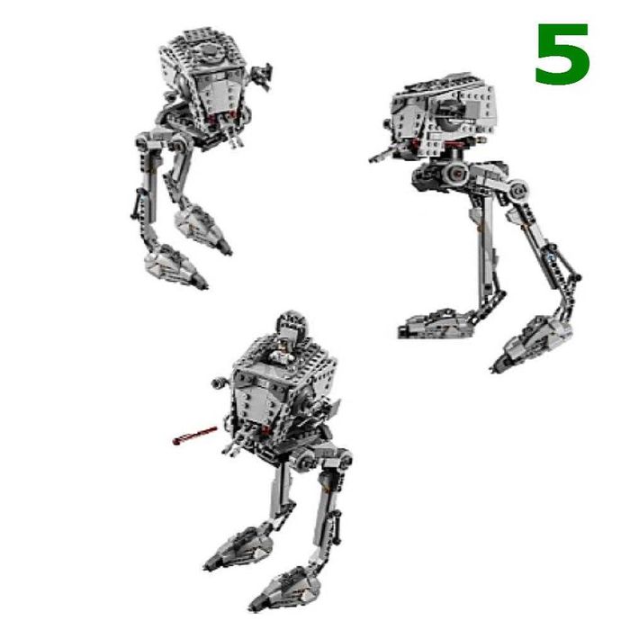 Конструктор Лего аналог Звездные Войны: Шагоход, Танк-Паук Истребитель