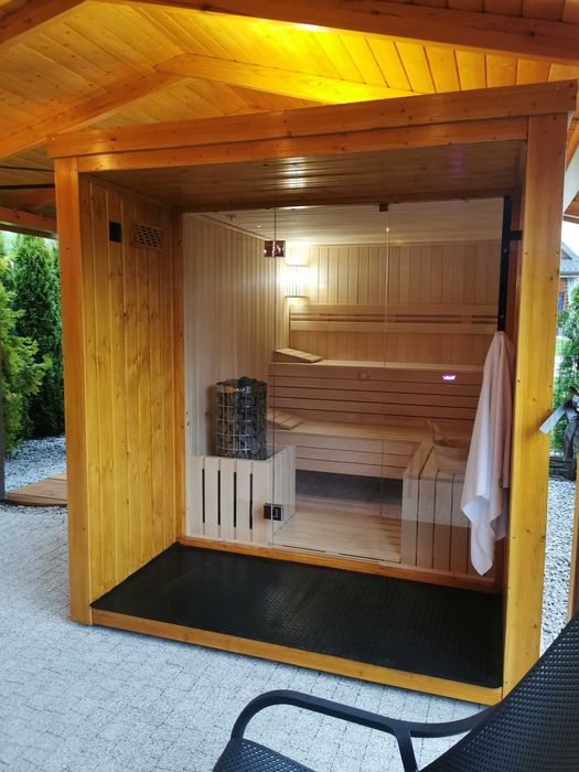 Domki nad jeziorem Goszcza w Lubrzy z jacuzzi i sauną