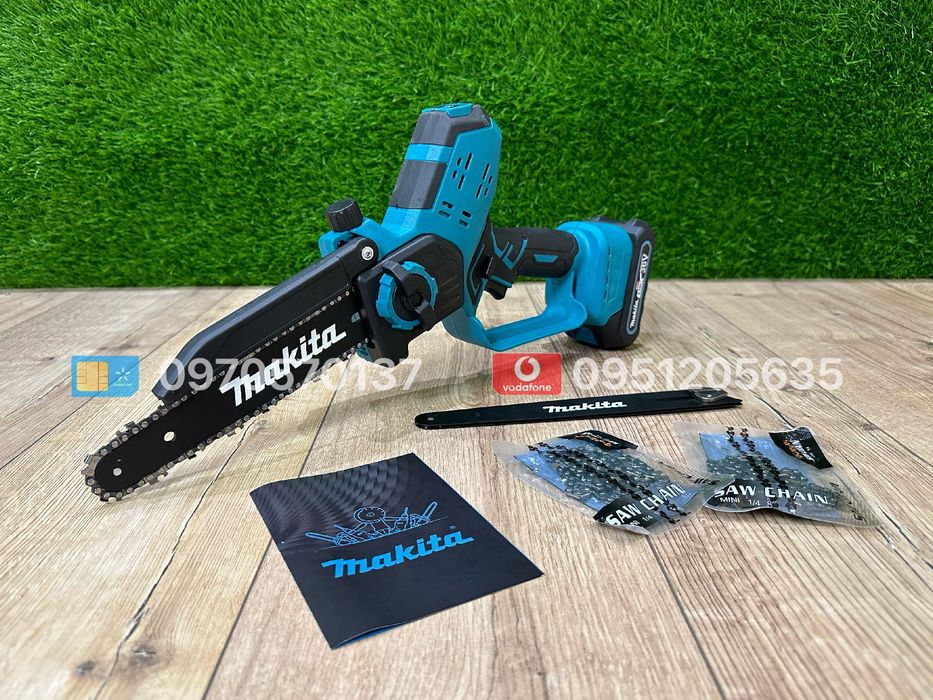 Акумуляторна Міні пилка Makita DUC195Pro 36V 6Ah ланцюгова 2700 об/хв