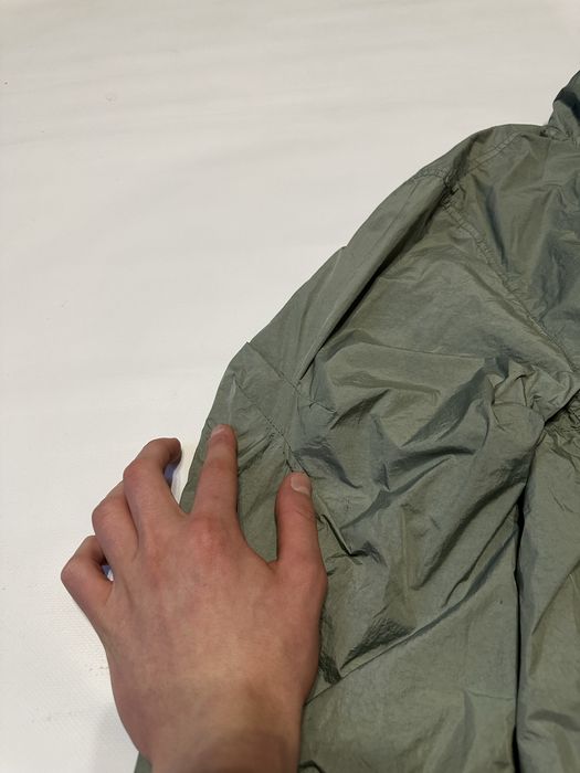 Stone Island куртка оригінал Sage Green Crinkle Reps