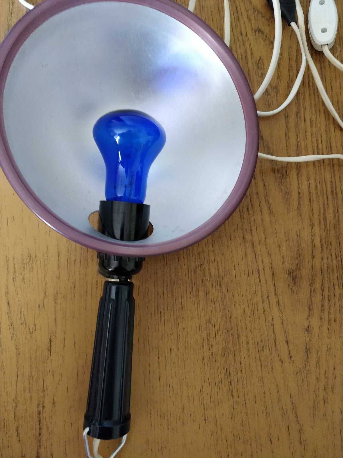 Рефлектор Мініна з синьою лампою 60Вт.