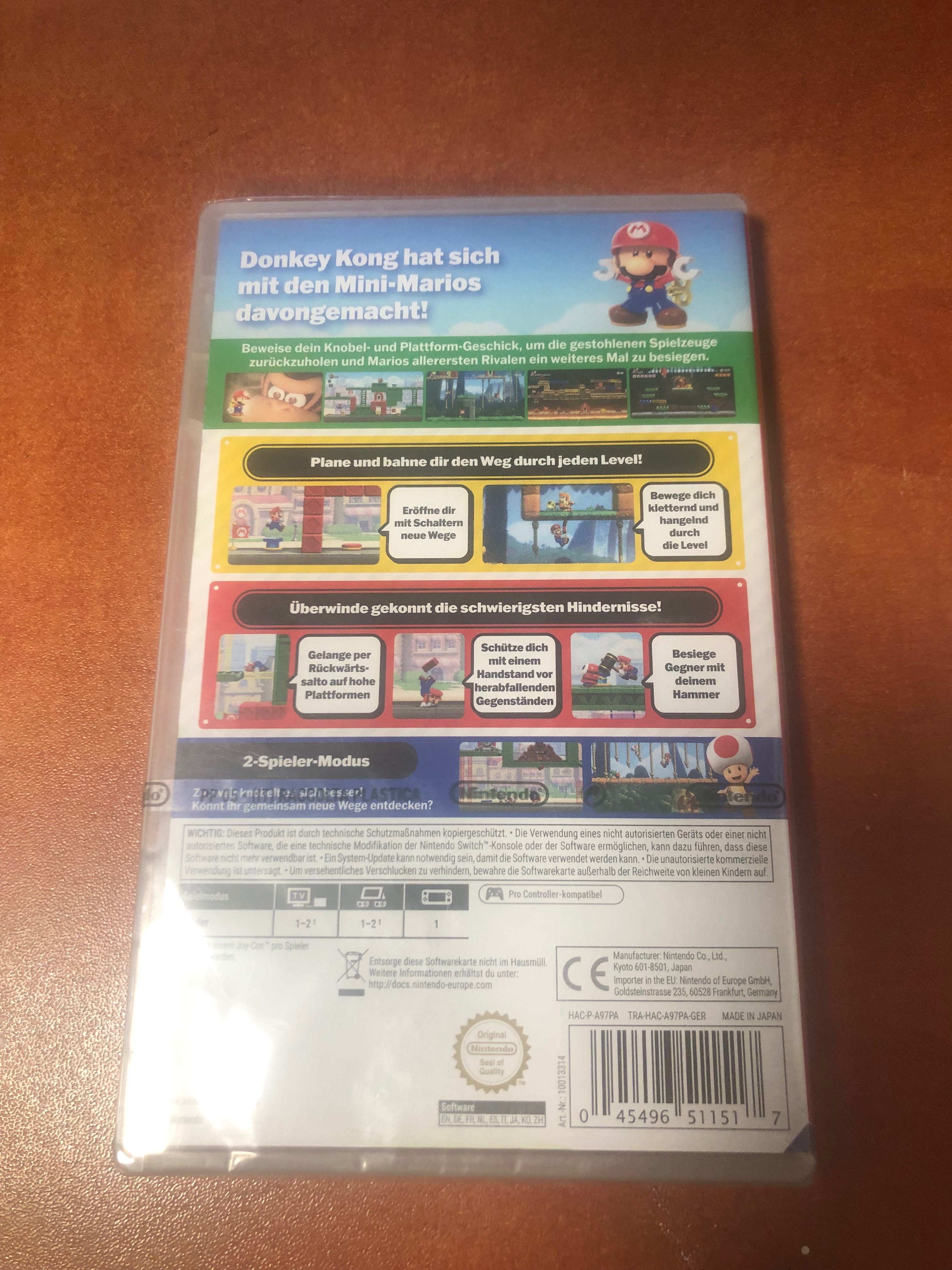 Gra Mario vs Donkey Kong Nintendo Switch nowa