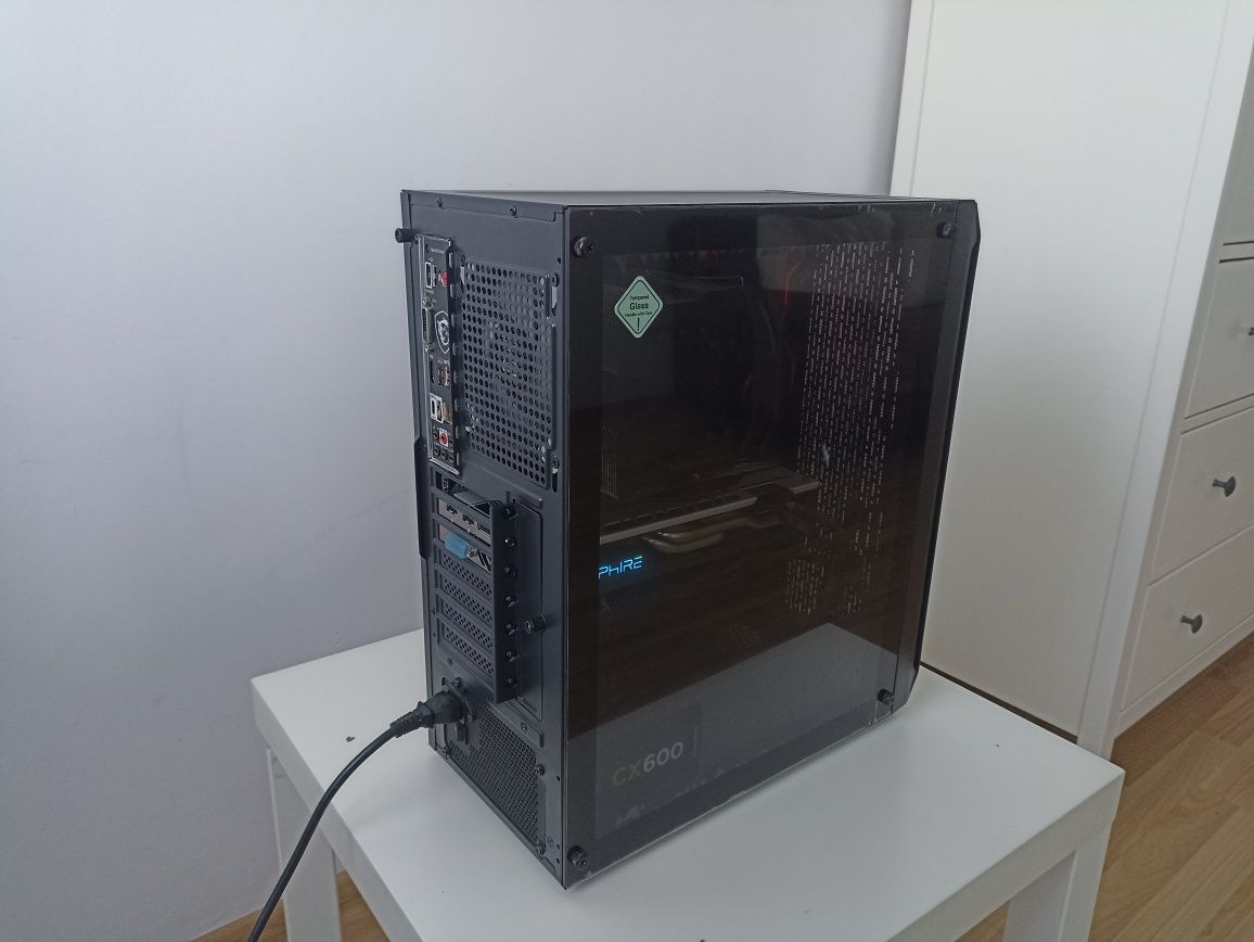 Komputer do gier AMD Ryzen 5 2600 , RX580 4GB , 24GB RAM , M.2 Nvme