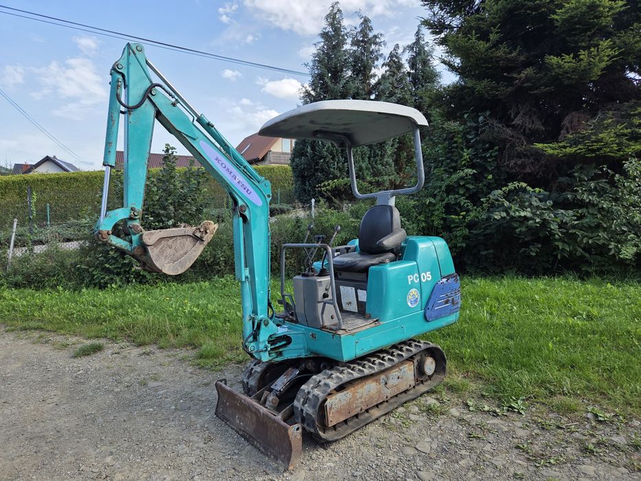Minikoparka Komatsu PC05 1.5t.**nie.jcb.kubota.terex.yanmar.cat**