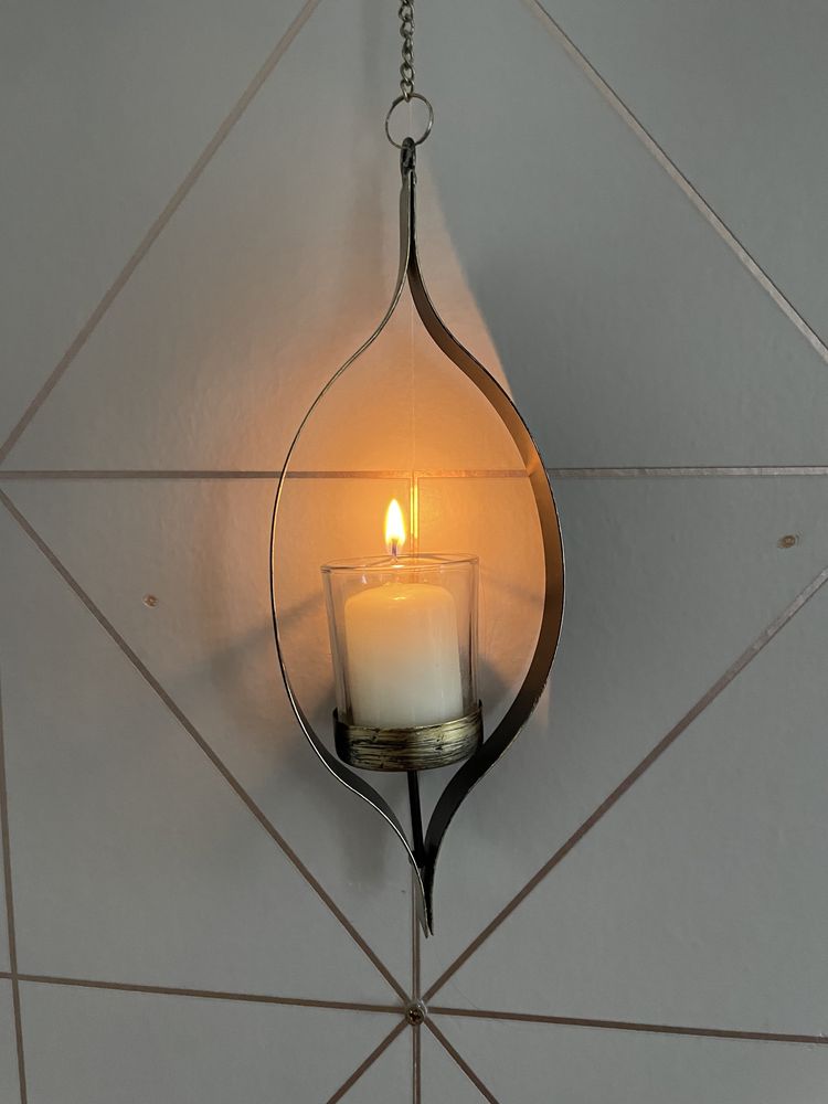 Conjunto decoração casa velas Gato Preto