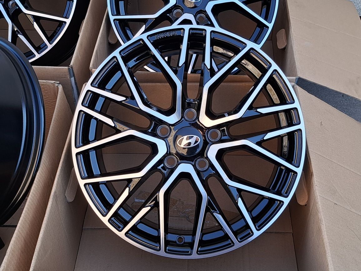 Alufelgi Hyundai 19 NOWE 5x114,3 I30 I40 IX20 Ix35 Tucson! CZARNE CNC