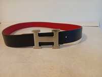 Hermes luxury pasek uniseks jak nowe dwie strony