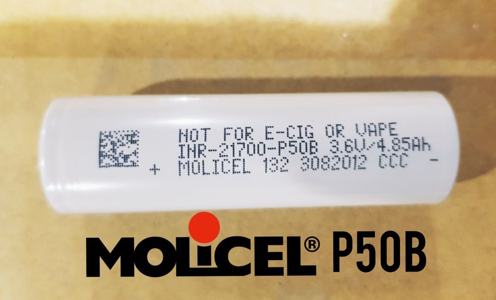 Акумуляторний елемент Molicel INR21700 P50B 5000mAh, оригінал
