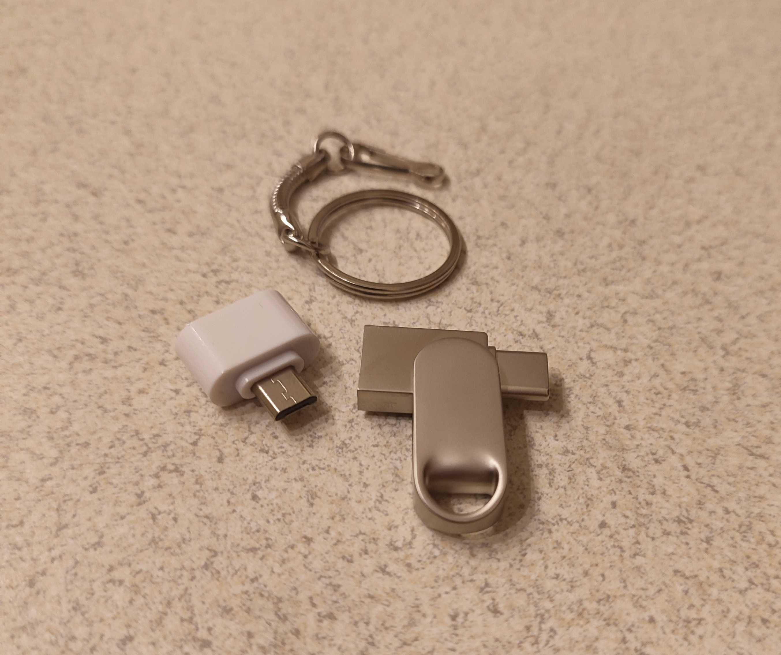 Nowy pendrive flash USB pamięć 256GB mini metalowy USB C