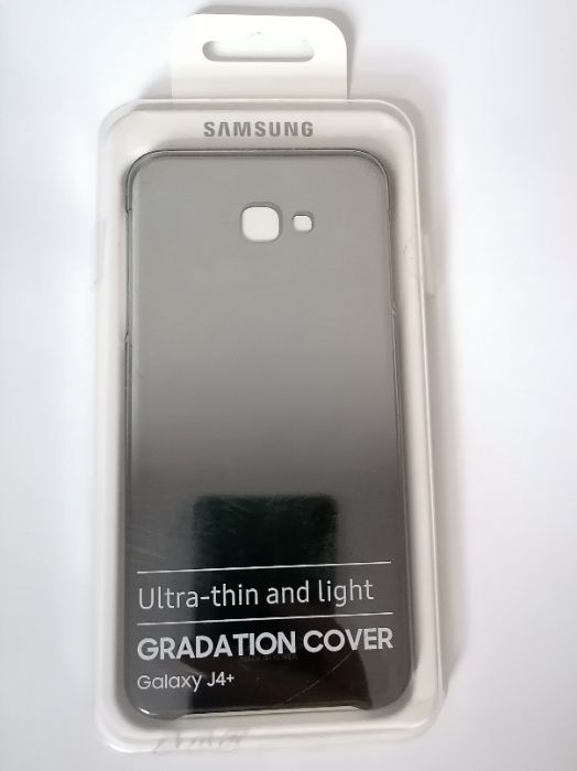 Samsung Gradation Cover do Galaxy J4+ Czarny