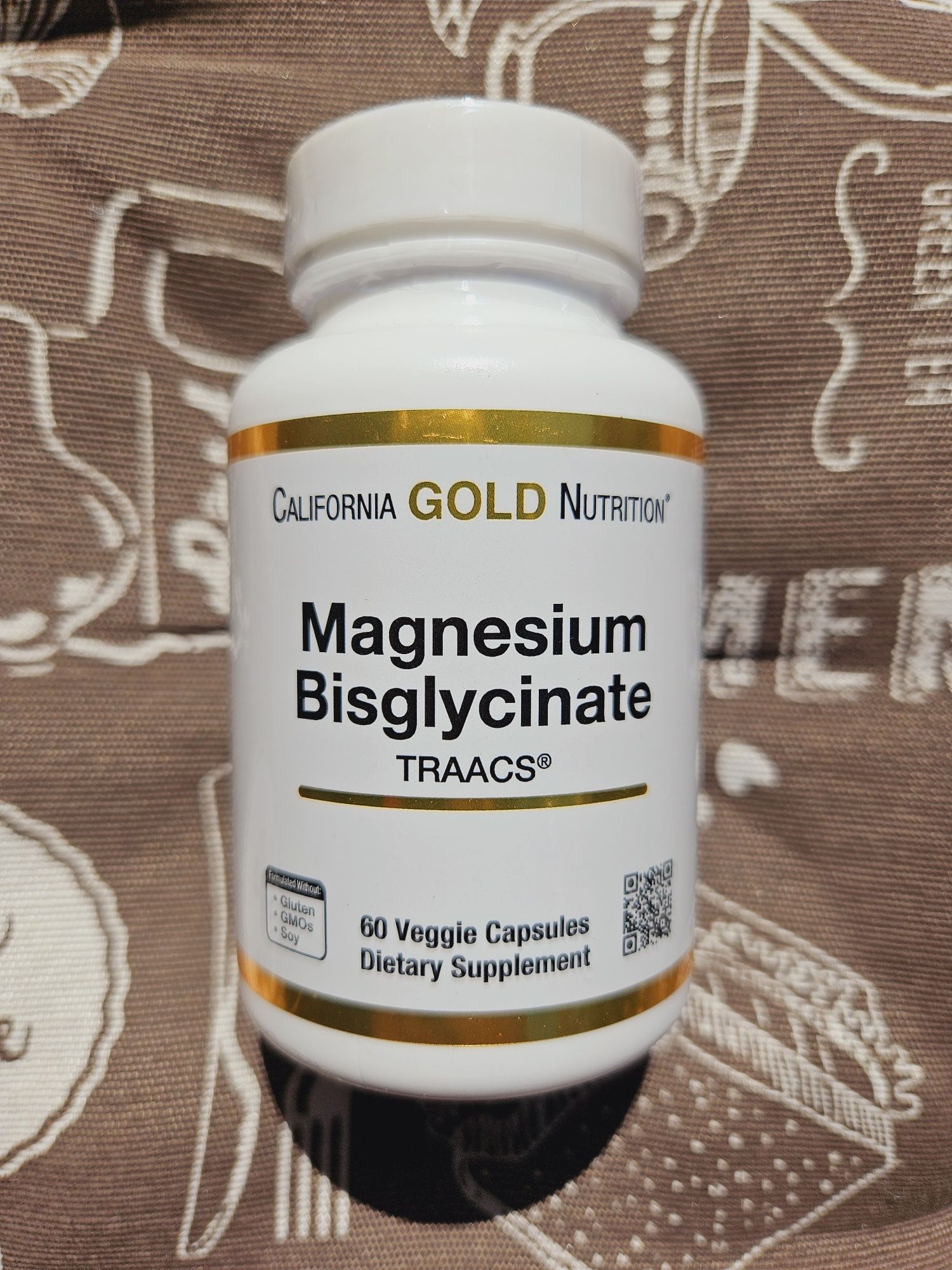 Магній бісгліцинат Бисглицинат магния California gold глицинат 60 240
