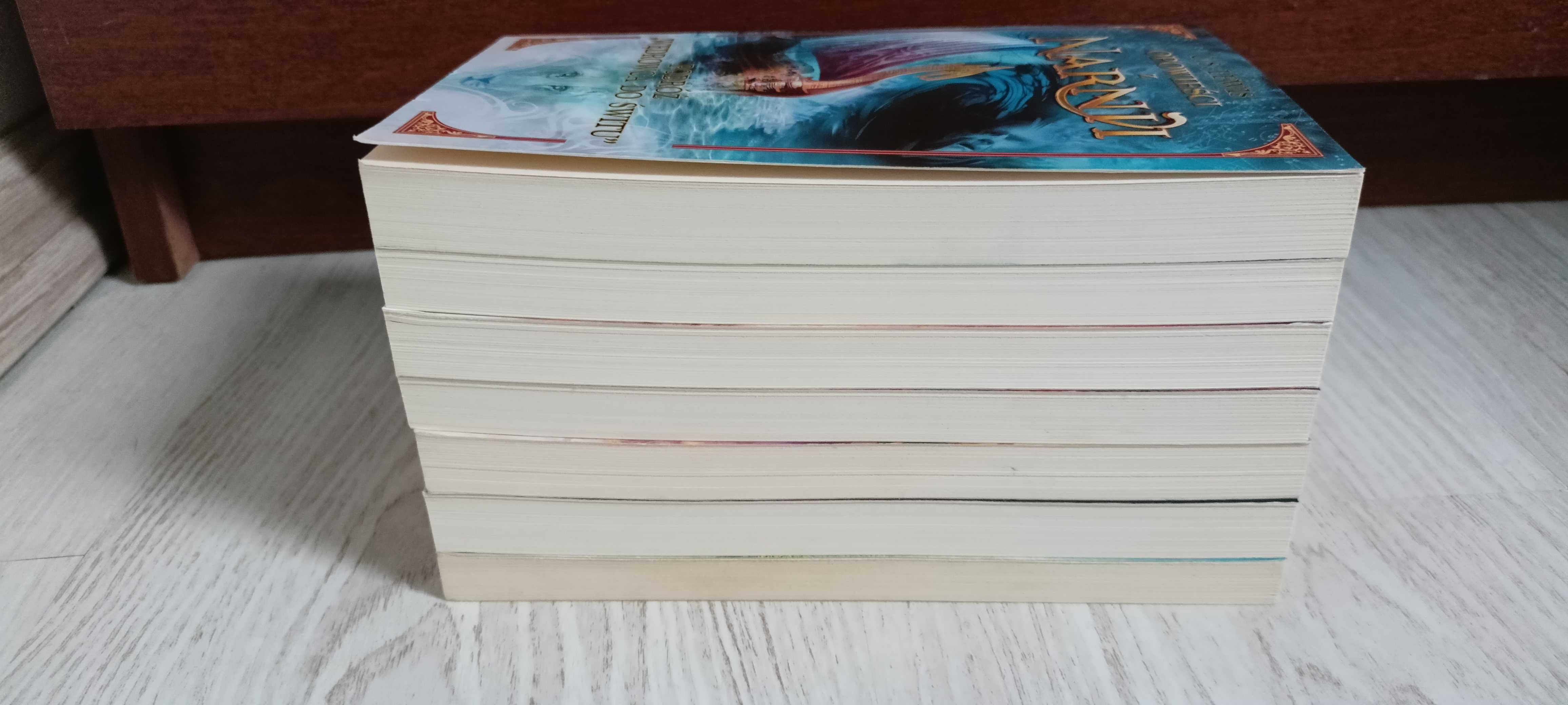 7x Lewis Opowieści z Narnii Srebrne krzesło Koń Książę Kaspian Bitwa