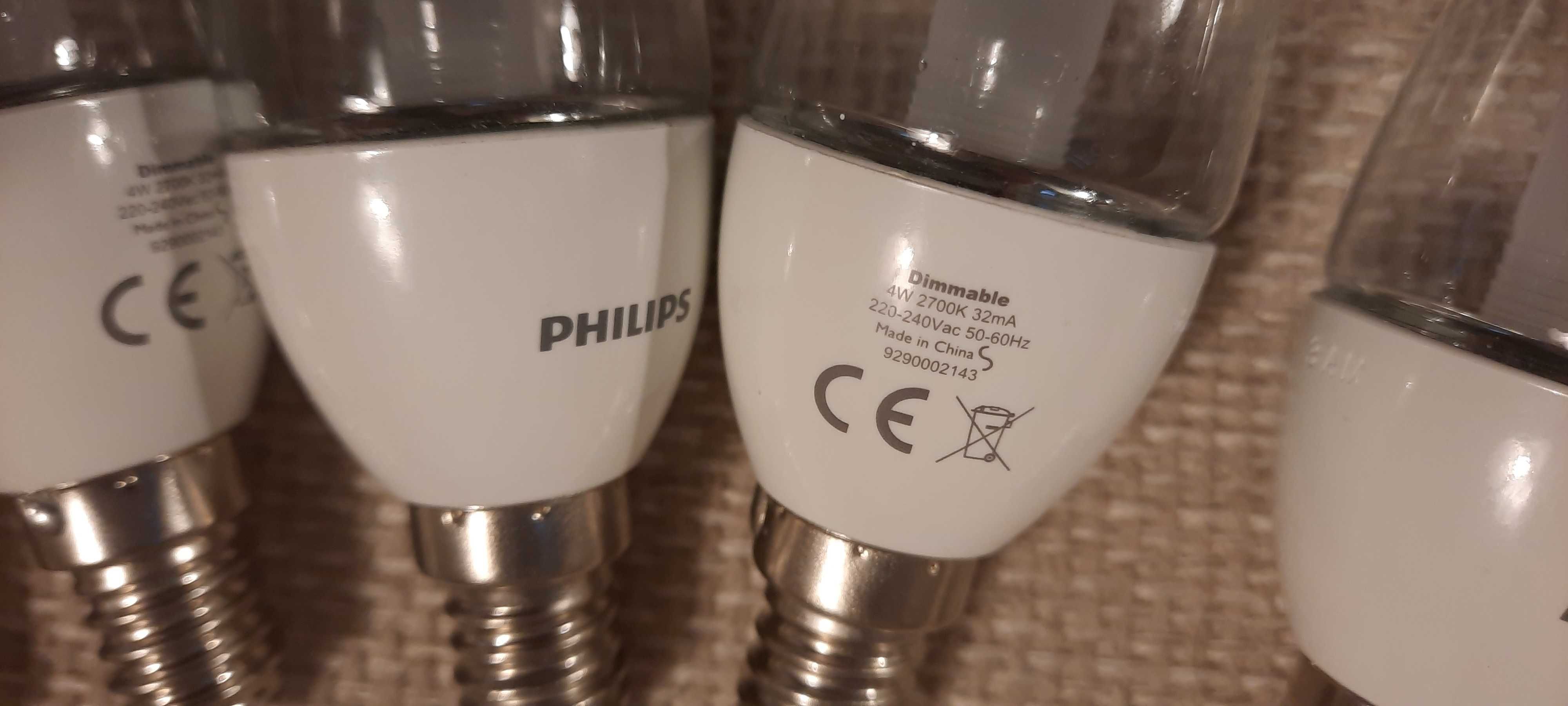Żarówka LED Philips, Świeczka E14 -2700K - używane