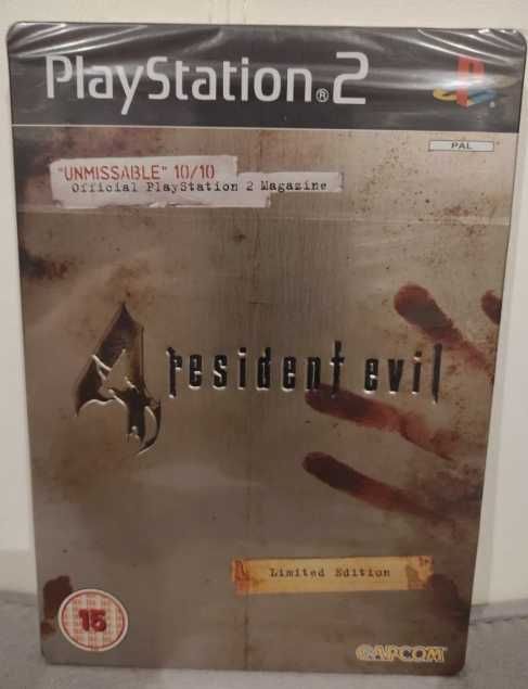 Resident Evil 4 Limited Edition UK PAL PS2 (Novo selado)