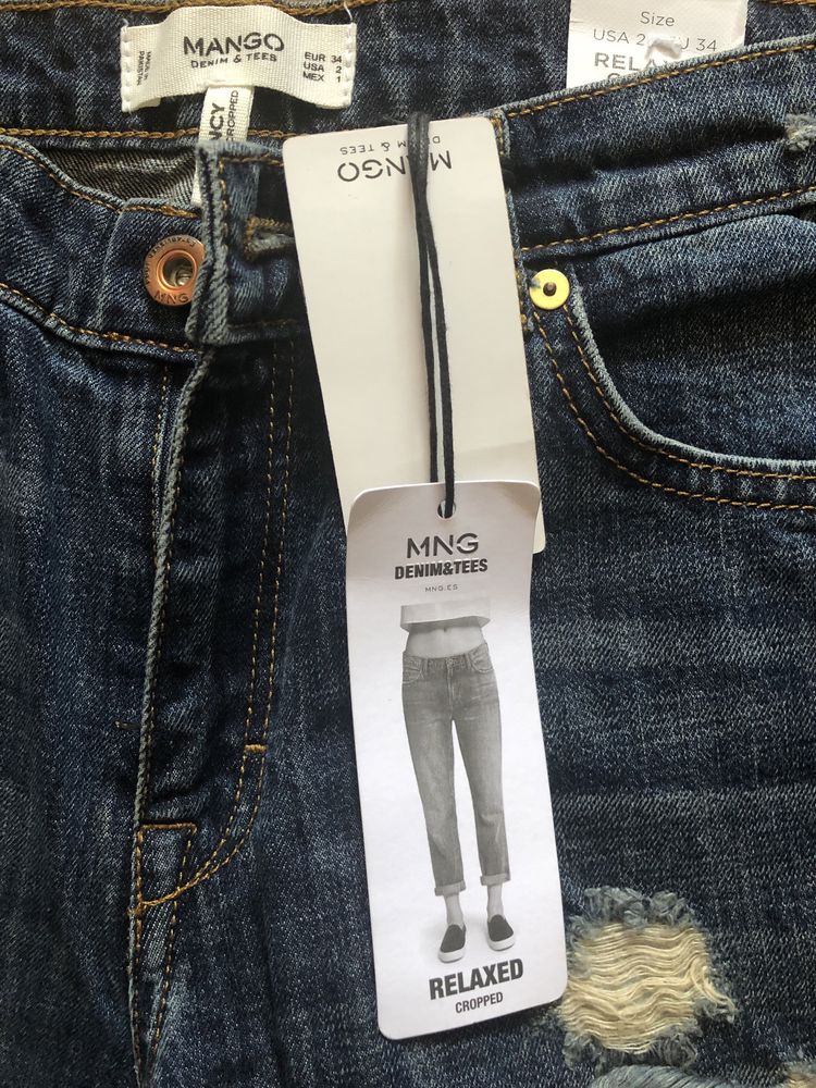 Джинсы Mango, American Eagle бойфренды