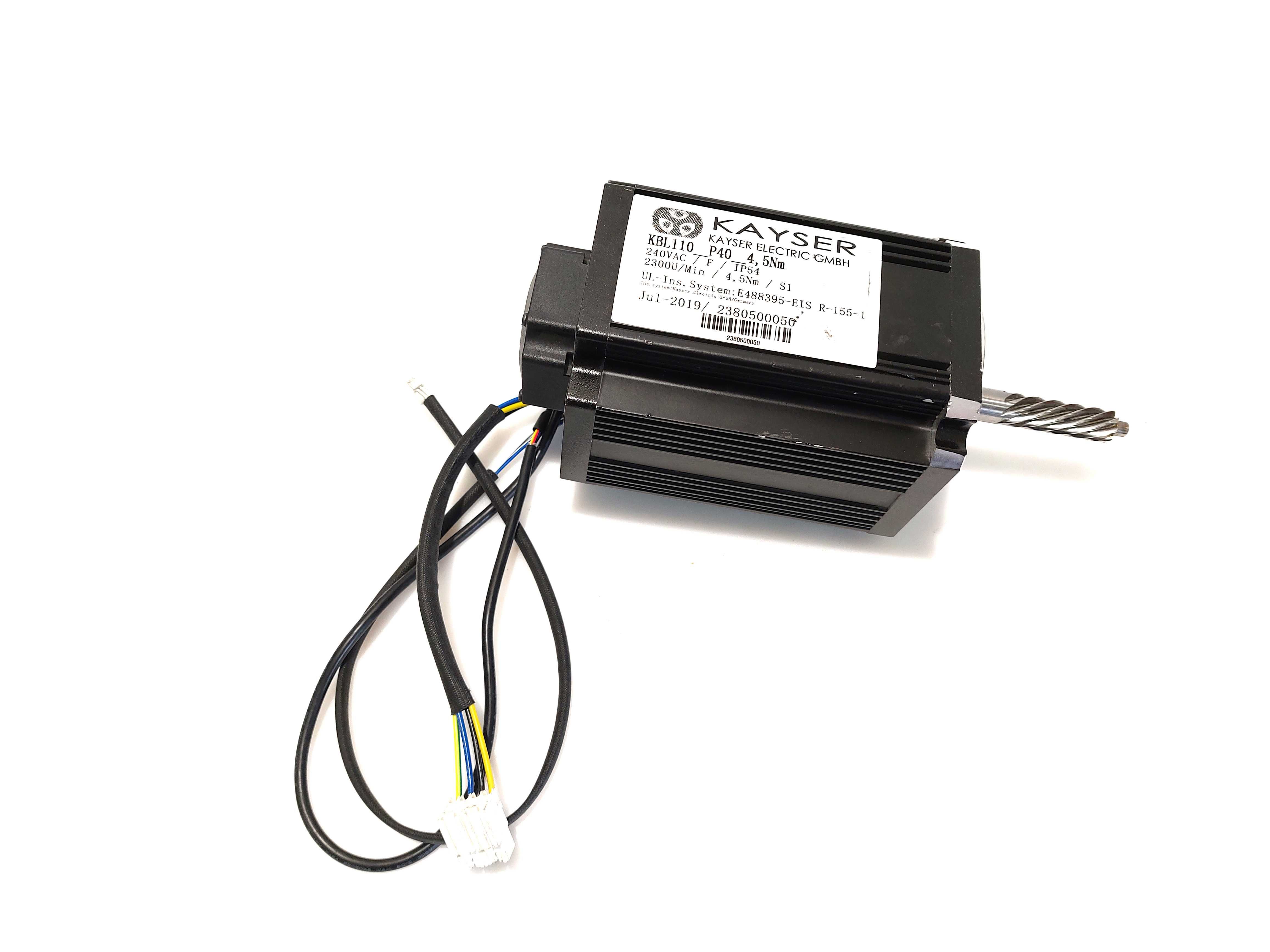 Silnik elektryczny KAYSER KBL110_P40_4,5Nm
