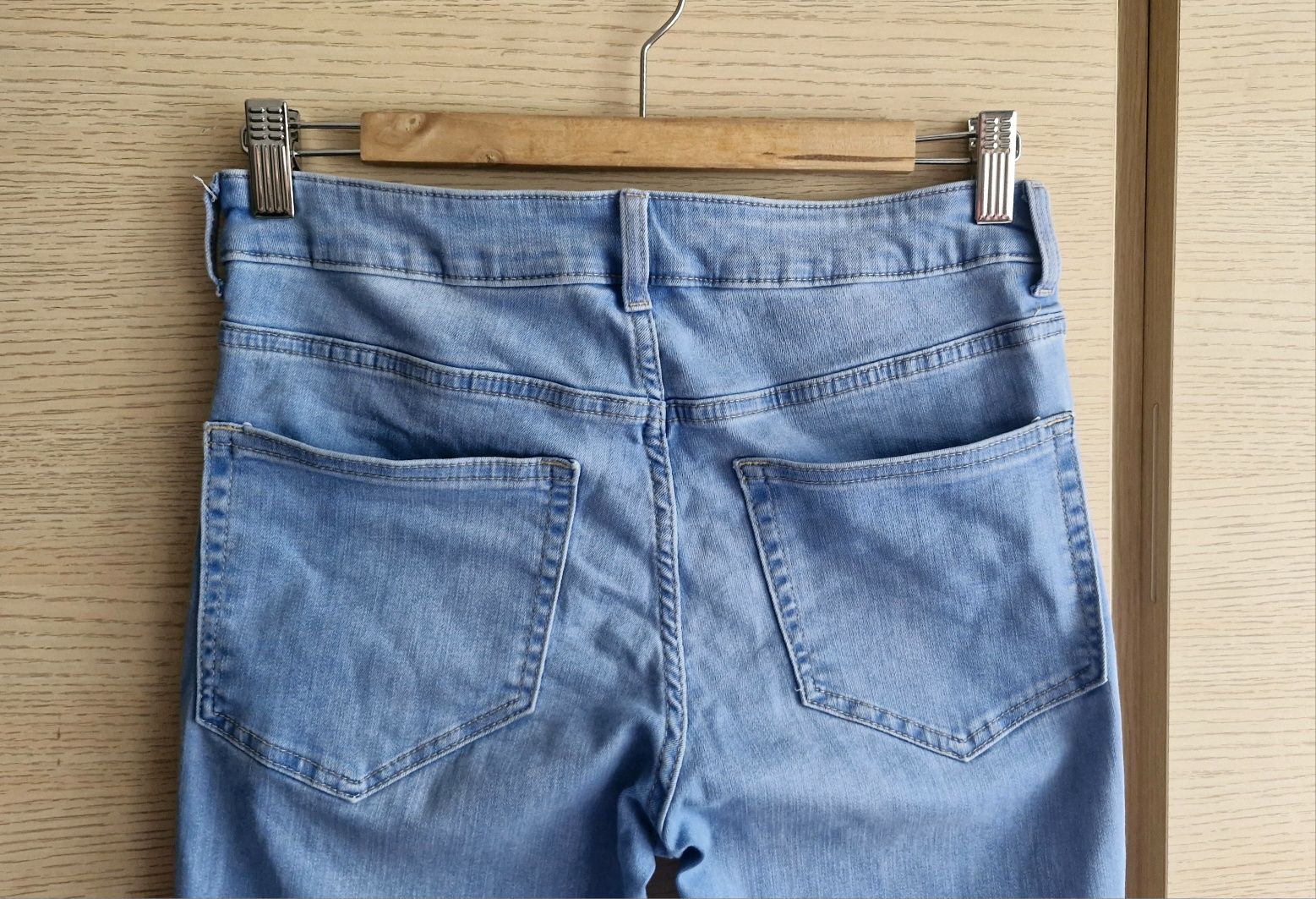 Spodnie jeansy hm 38 jak nowe