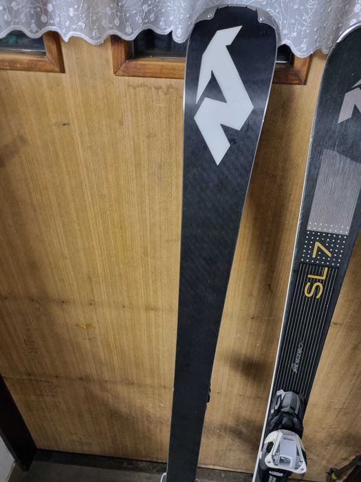 Okazja Narty zjazdowe Nordica SL 7 Sentra 155 cm z wiązaniami Marker