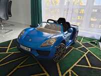 Auto na akumulator dla dzieci Porsche pilot światła LED.