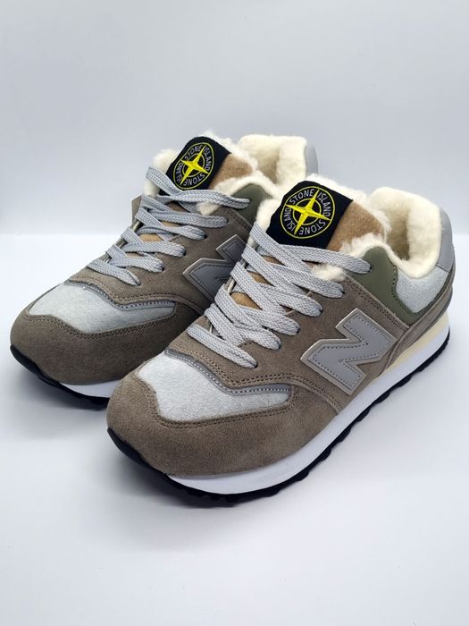 АКЦІЯ/Жіночі зимові кросівки New Balance X Stone Island 574 (37/38/39)