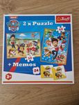 Trefl Psi Patrol na ratunek 2 x puzzle + memos
