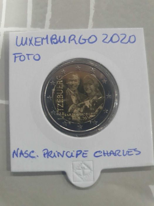 Moedas 2 euros preço unitário