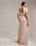 Asos Design 44 Xxl Sukienka Maxi Blush Bridesmaid H14876