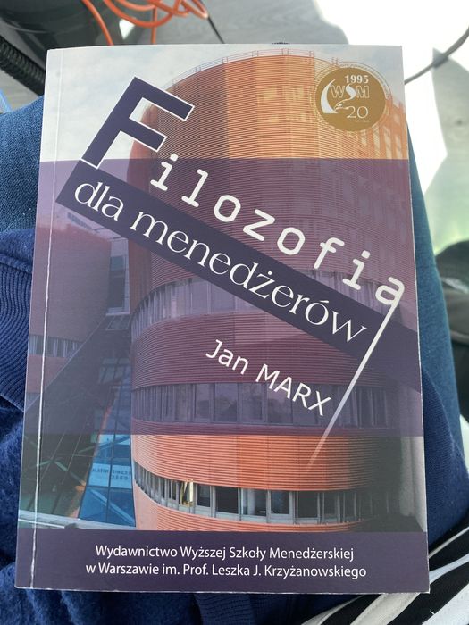 Filozofia dla menedzerow ksiazka Jan Marx
