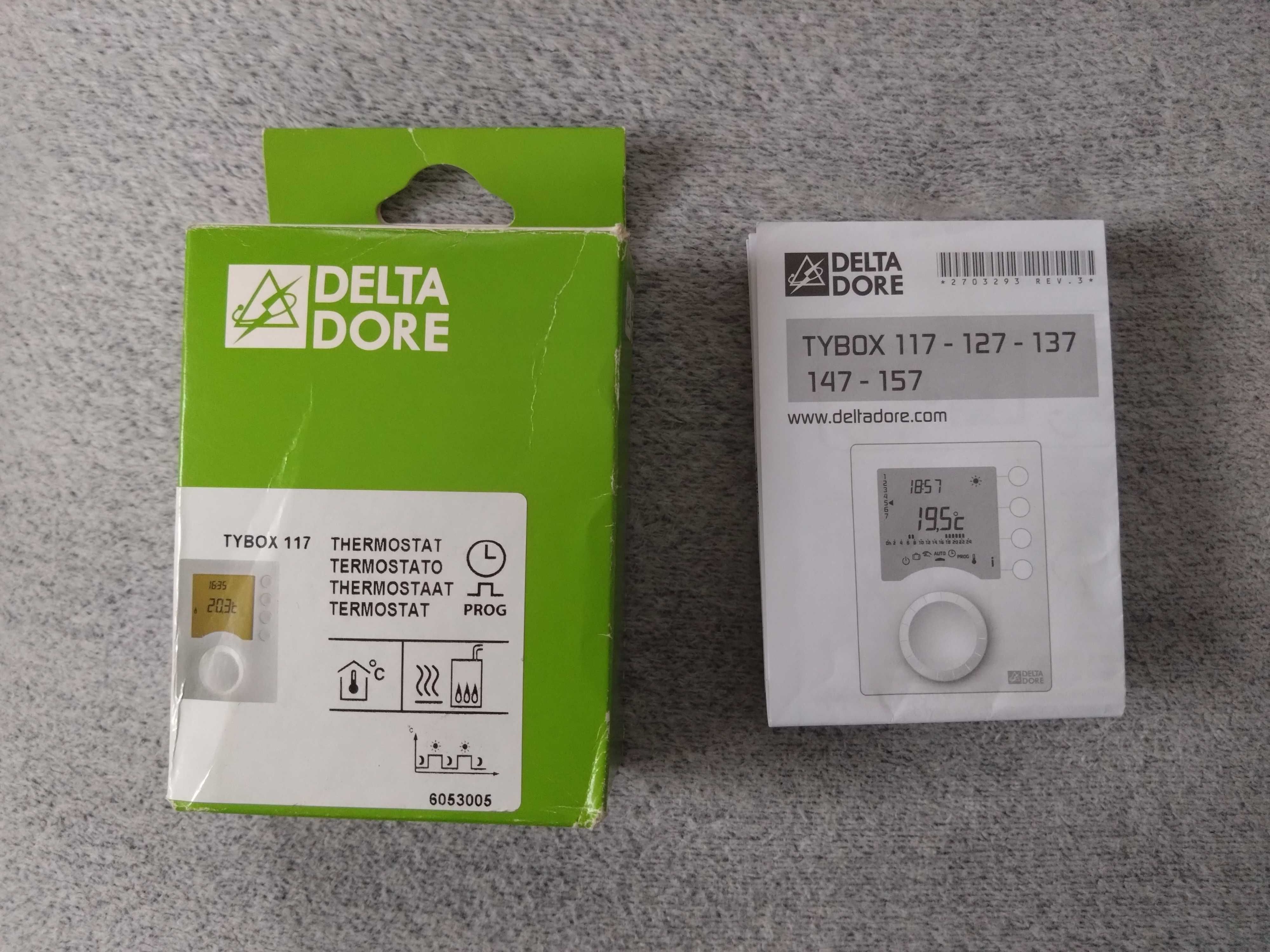 Przewodowy Termostat TYBOX 117