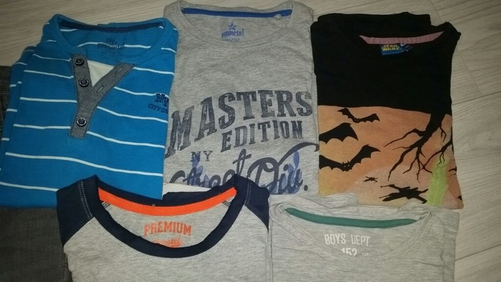 Zestaw paka ubrań r.152 Reserved Star Wars i inne