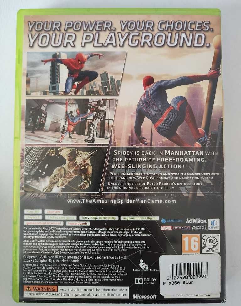 The amazing spider-man Niesamowity spider-man Xbox 360