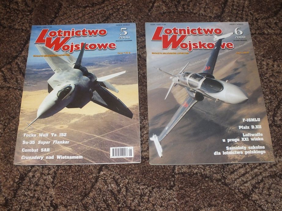 Czasopismo Lotnictwo Wojskowe z lat 1998-03