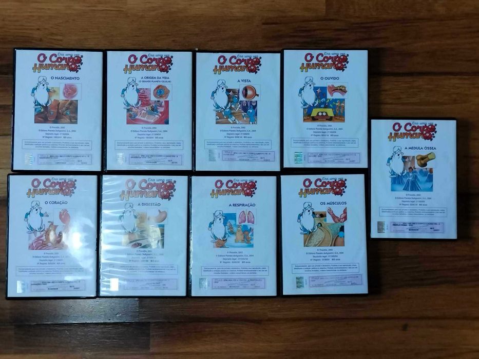Era uma vez O Corpo Humano". Livros e DVDs da colecção