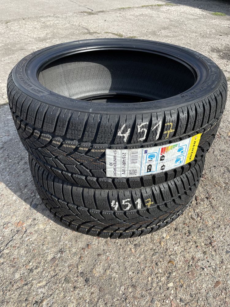 Wyprzedaż Dunlop 215/40r17 Sp Winter Sport 3D AO - 2 sztuki zimowe