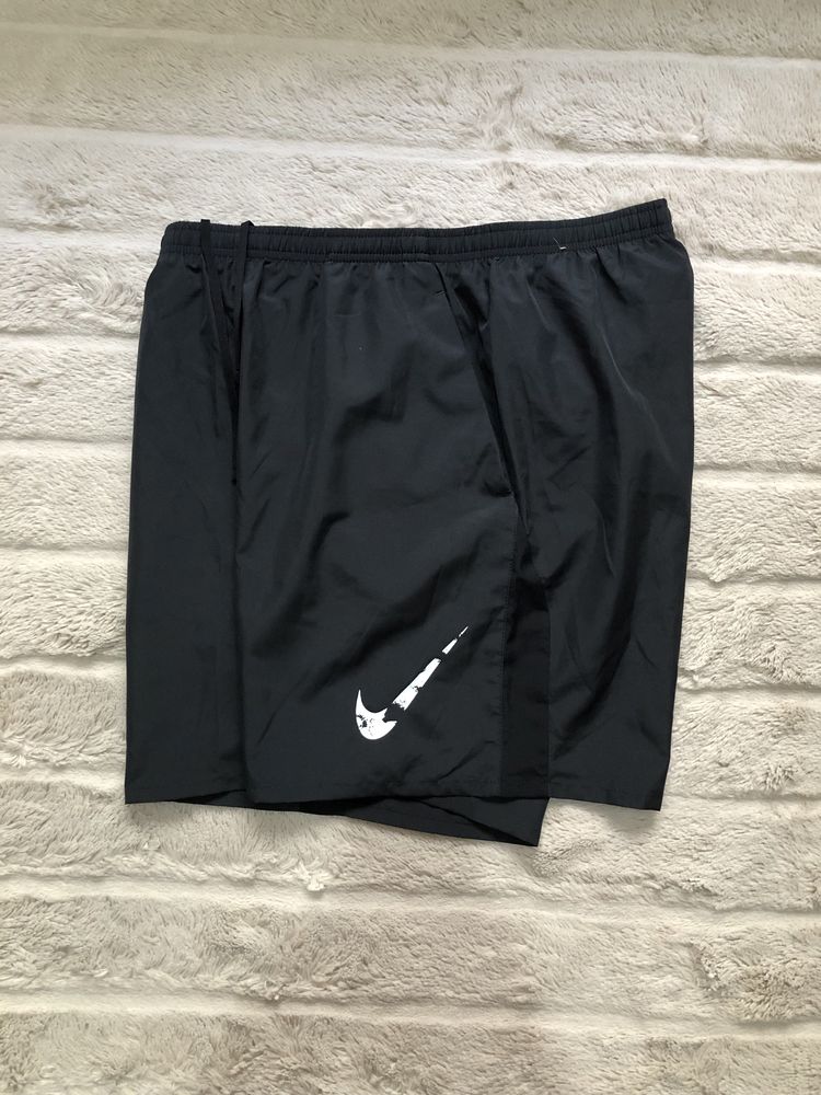 NIKE WILD RUN (L) Swoosh мужские шорты спортивные оригинал летние черн