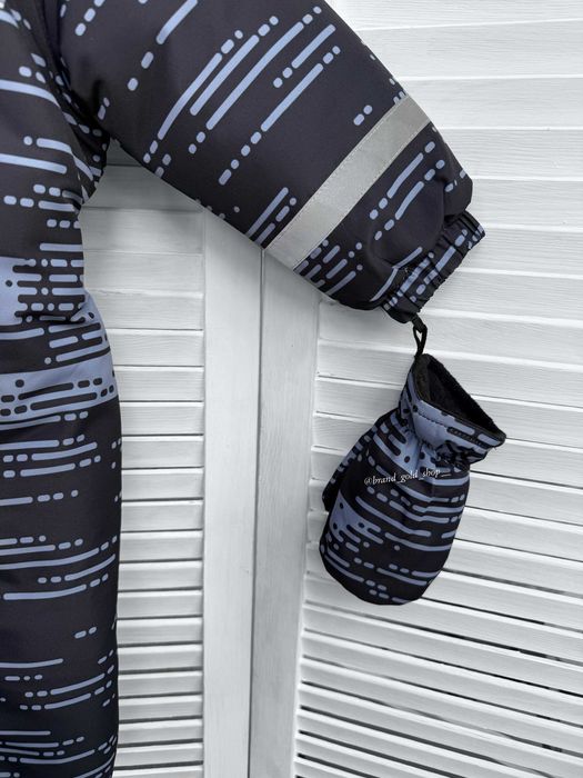 Зимовий термо комбінезон для хлопчиків з рукавичками 98-104