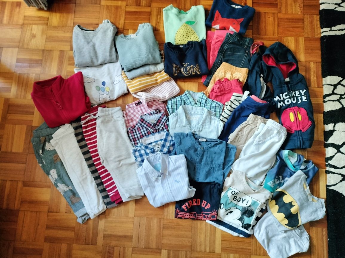 Lote de roupa bebê menino